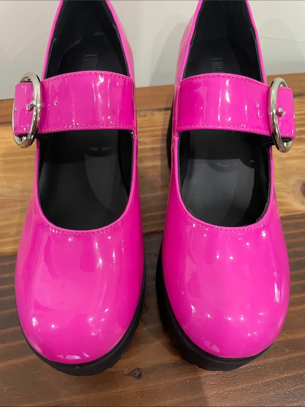 Current Mood Dolls Kill Candy Damnation  Platform Mary Janes Size 6M